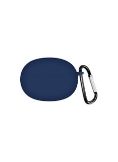 Silicone Case Compatible with Buds Air 3 New Earbuds, Soft Silicone Protective Case Cover, Shockproof Sleeve with Carabiner (Blue)