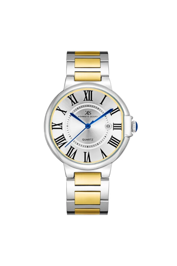 KENNETH SCOTT Men's Stainless Steel Analog Watch K23053-TBTW - 41 mm