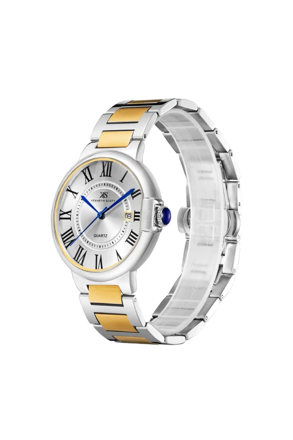 KENNETH SCOTT Men's Stainless Steel Analog Watch K23053-TBTW - 41 mm