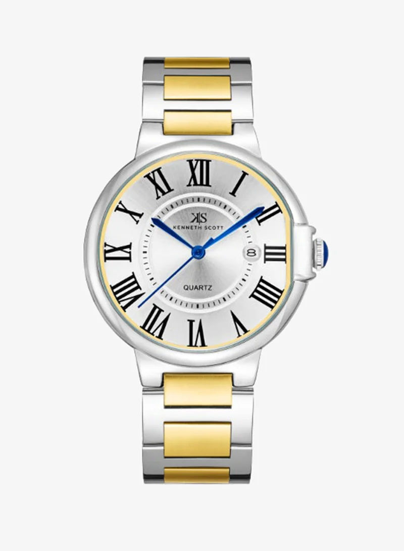KENNETH SCOTT Men's Stainless Steel Analog Watch K23053-TBTW - 41 mm