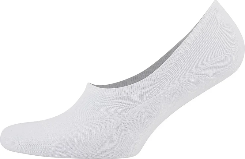 D'S DAMAT U&me Women's Bamboo 6-Piece Ballerina Socks White
