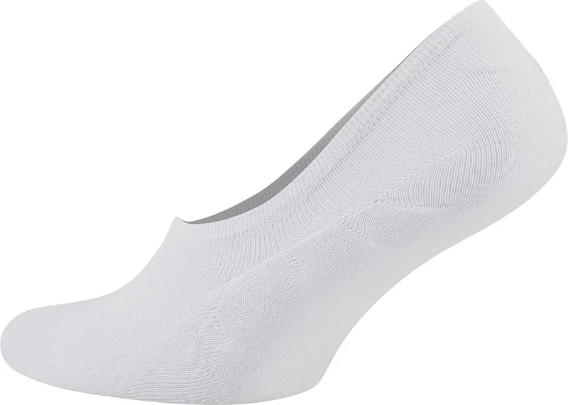 D'S DAMAT U&me Women's Bamboo 6-Piece Ballerina Socks White