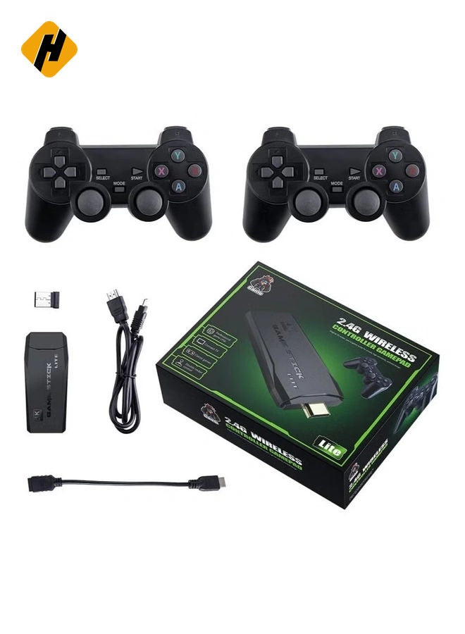 HuHa 4K Smart Video Game Tv Stick,Video Game Consoles,10,000 Games 32/64Gb Retro Classic Gamin 2.4G Wireless Gamepads Controller (32G,3000+ Games)  - Image 1