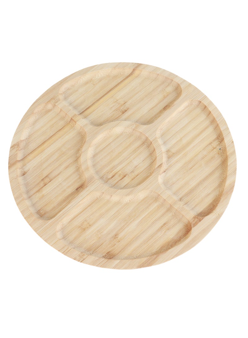 general Wooden circular serving plate -25 cm - Image 1