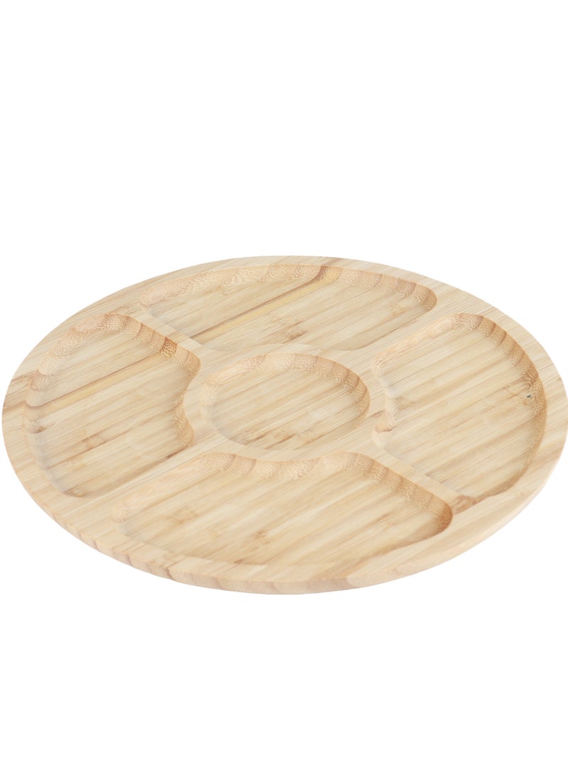general Wooden circular serving plate -25 cm - Image 2