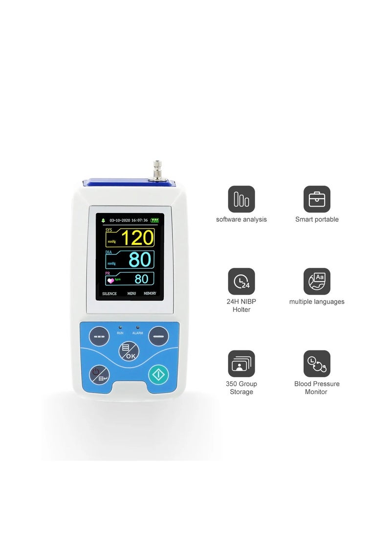 كونتيك جهاز مراقبة ضغط الدم المتنقل من CONTEC، برنامج USB 24 ساعة NIBP Holter ABPM50 - Image 3