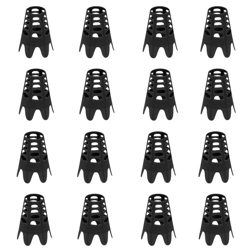 Ruyshu Golf Simulator Tees, Plastic Indoor Golf Mat Tees for Winter Turf and Driving Range (Black) - Image 1