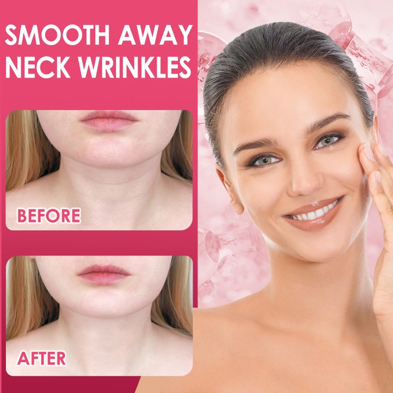 TEAWOO 4 PCS Silicone Neck Wrinkle Patches | Reusable Silicone Neck Patches for Wrinkles | Targeted Neck Wrinkle Pads | Neck Mask for Firming and Tightening | Revitalize and Firm Neck Wrinkles - Image 3