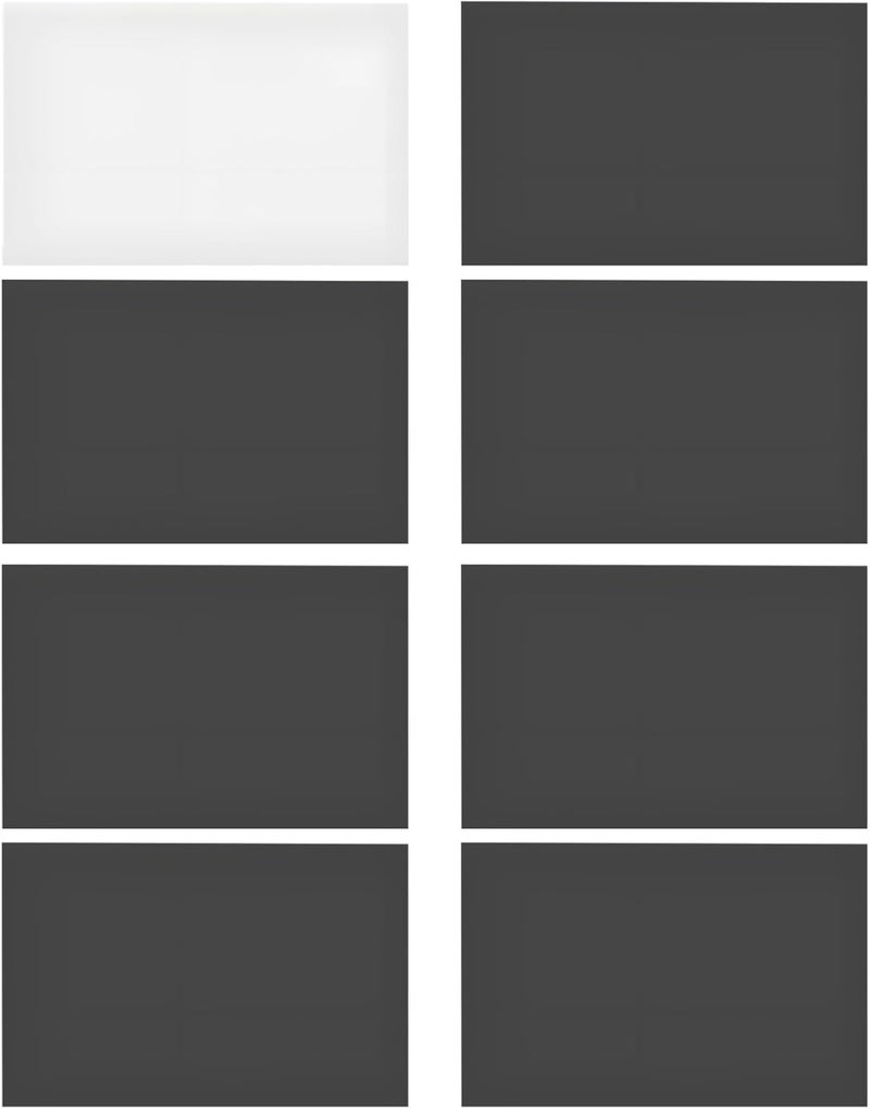 6 Pcs Soft Attachment Sheet, 8 X 10 in Adhesive Sheets, Flexible Rubber Magnets for DIY Craft Projects, Photo Paper, for Office and Fridge Magnets - Image 1