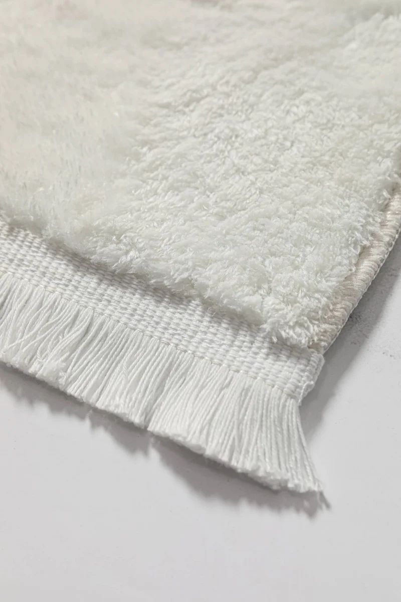 Favora Tasseled Plush Non-Slip Base 2-Piece Mat Set -