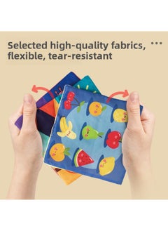 Generic Baby's Tear-free Tissue Box Paper-drawing Toy Baby Learning To Draw Tissue Exercise Early Education Cloth Books Hot Cross-Border-Color:Shape Cognition (3 Ring Paper +9 Silk Scarf)  - Image 5