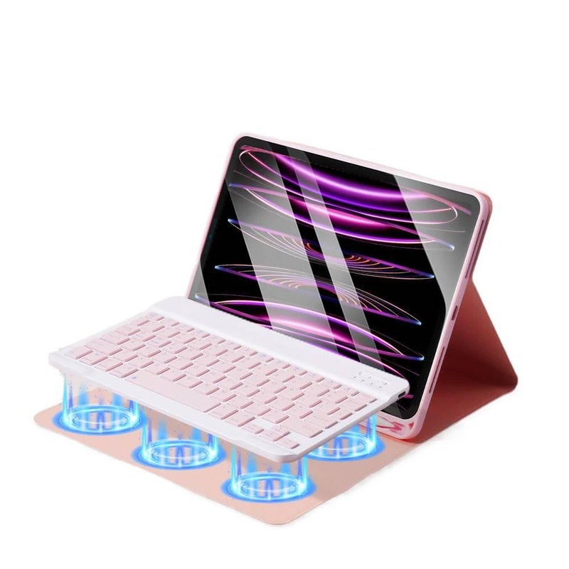 DGG Black Keyboard iPad Case Compatible with iPad Air / iPad 10th Gen - Image 4