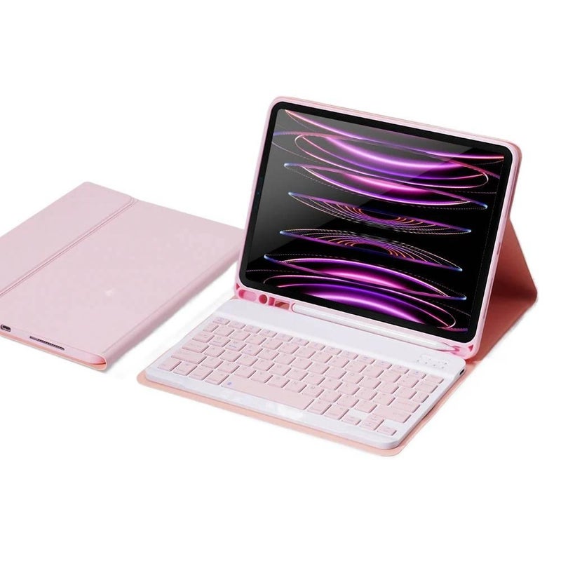 DGG Black Keyboard iPad Case Compatible with iPad Air / iPad 10th Gen - Image 2