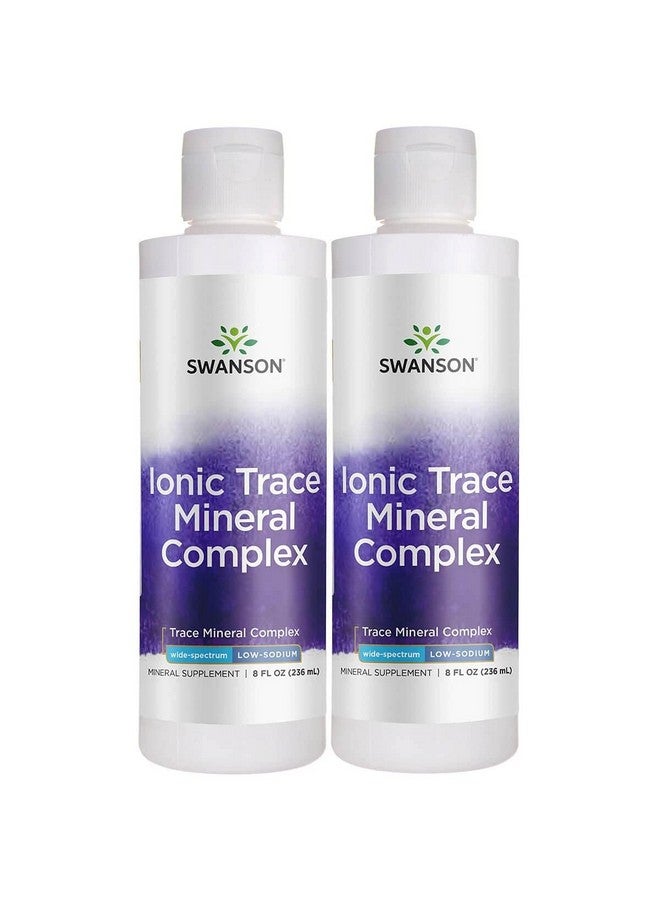 SWANSON Concentrace Trace Mineral Drops 8Oz Complete Mineral Complex For Energy Hydration & Electrolyte Balance Over 72 High Absorption Ionic Minerals Such As Magnesium Potassium Calcium (2 Pack) - Image 2