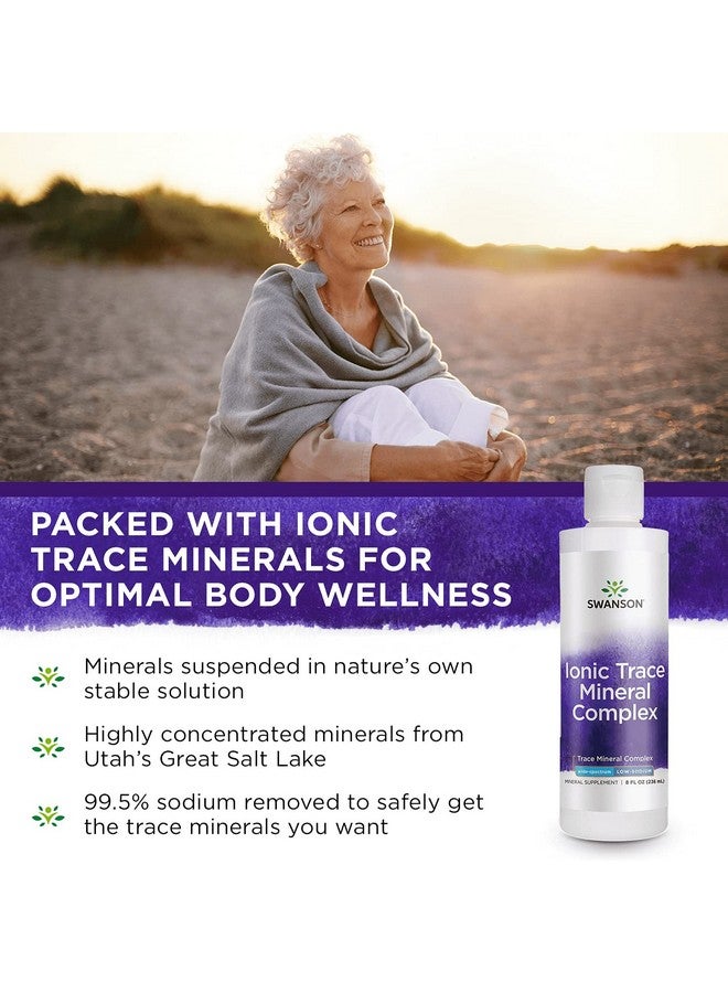 SWANSON Concentrace Trace Mineral Drops 8Oz Complete Mineral Complex For Energy Hydration & Electrolyte Balance Over 72 High Absorption Ionic Minerals Such As Magnesium Potassium Calcium (2 Pack) - Image 5