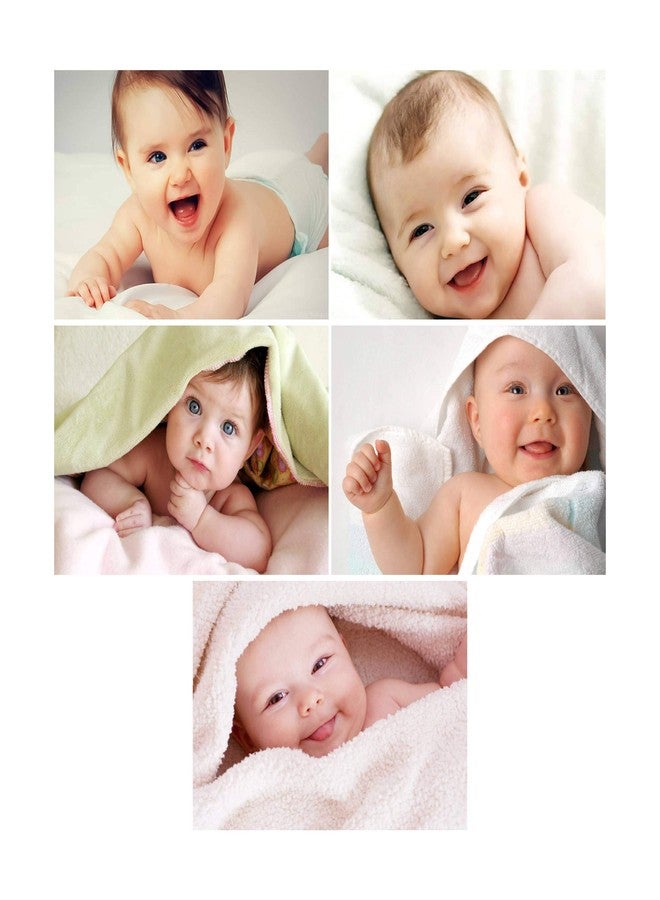 KARTMEN Wood Bamboo Smiling Baby Wall Poster (Multicolour, 12 X18 Inch) - Image 1