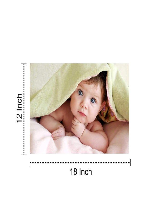 KARTMEN Wood Bamboo Smiling Baby Wall Poster (Multicolour, 12 X18 Inch) - Image 4