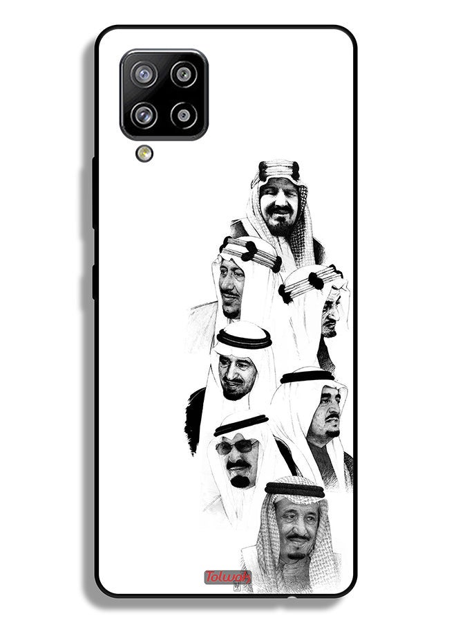 Tolwak Samsung Galaxy M42 5G Protective Case Cover Saudi Kings Art B_W - Image 1