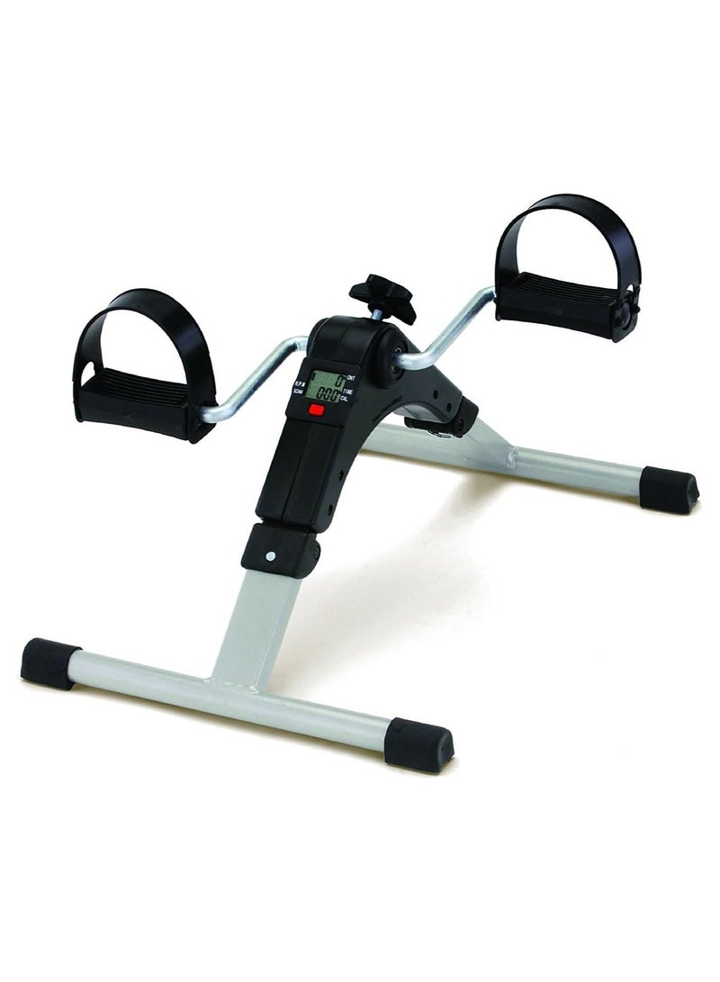 DubaiGallery Electric Pedal Pedal Exerciser Mini Exercise Bike, Portable Indoor Fitness, Sitting Pedal Exerciser for Arm/Leg Workout, Portable Exercise with LCD Display,Green Mini Exercise Bike Stepper - Image 2