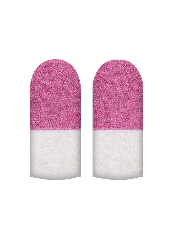 Explosive Hand Game Finger Cover Net Red Anchor With Ultra-thin Finger Cover Touch Screen Sensitive King Chicken Sweat-Product Color:Ice Silk Pink Snow [bulk With Cardboard]