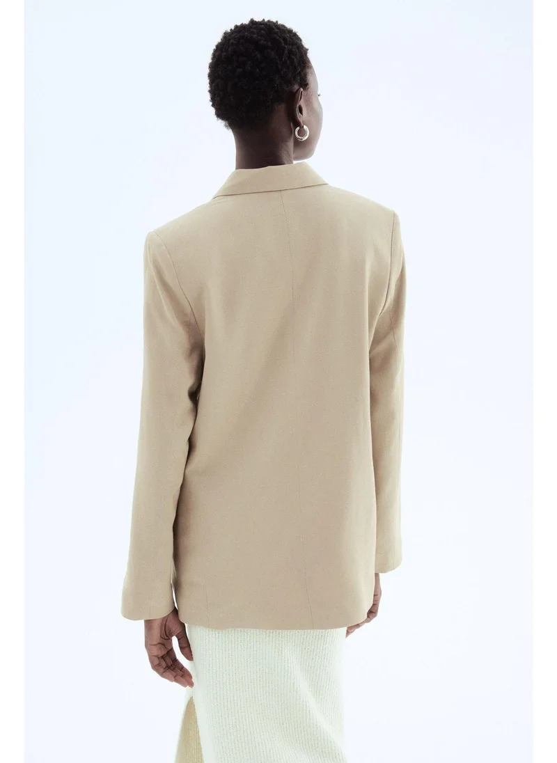 H&M Linen-blend blazer