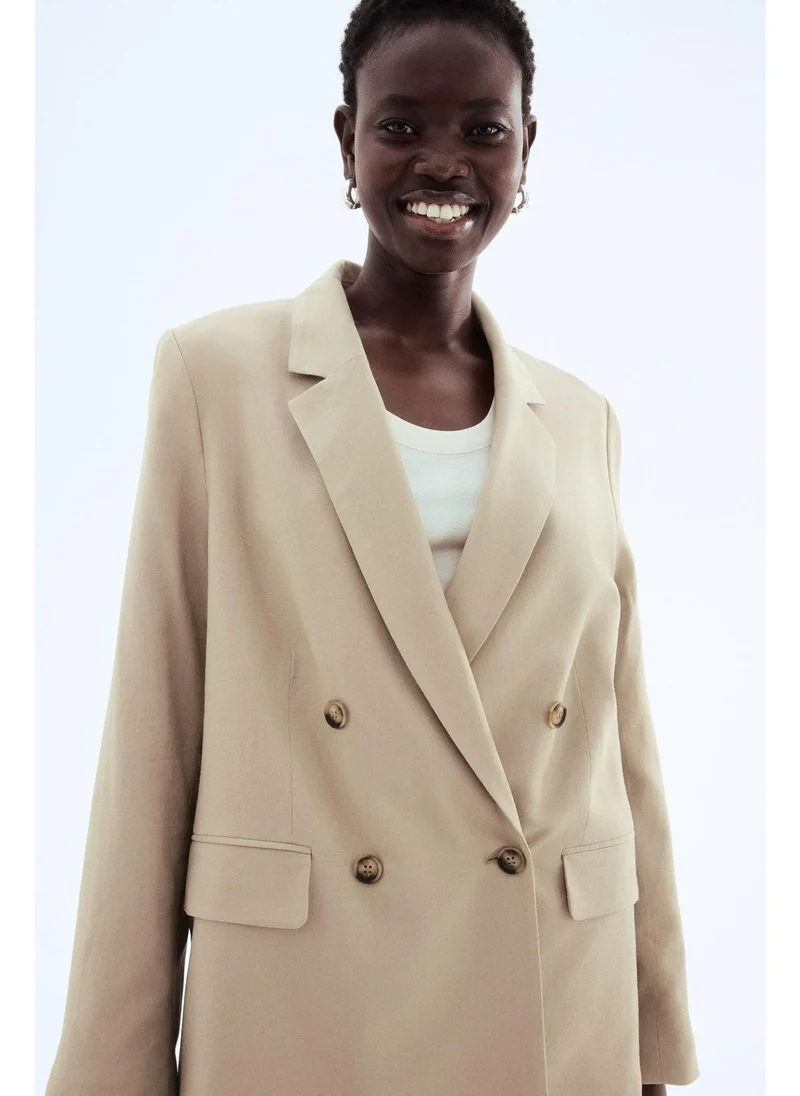 H&M Linen-blend blazer