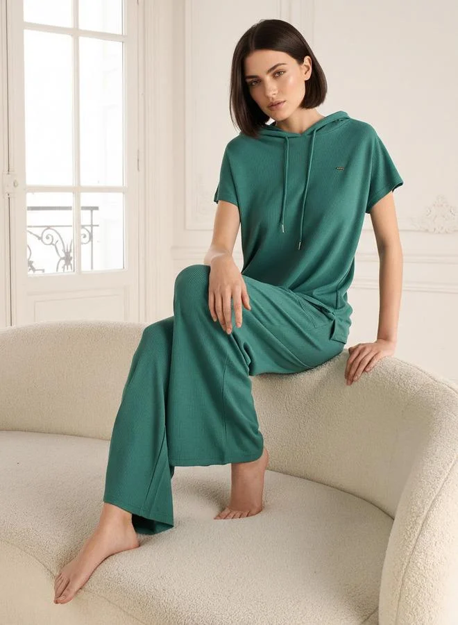 سبلاش فيڤ طقم بيجاما بغطاء رأس وسروال