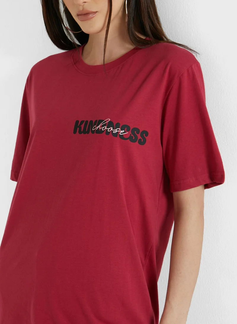 Ginger Oversized Graphic T-Shirt