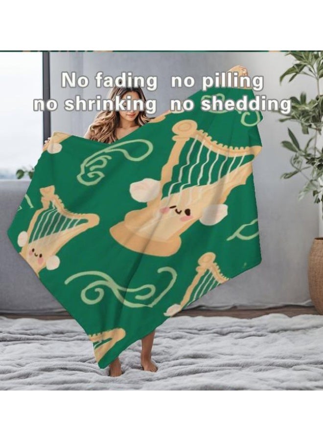 عام بطانية رقيقة من الفانيلا الكرتونية للأطفال أو الطلاب (دافئة ومريحة ومناسبة للنوم والألعاب) 100 سم * 150 سم - 838 - Image 4