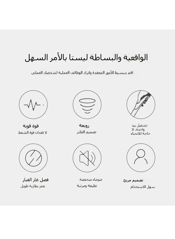 general Window Cleaning Machine, Wireless Mini Handheld Small Rechargeable Window Cleaning Machine, Household Lazy Glass Cleaning Window Cleaning Machine - Image 2