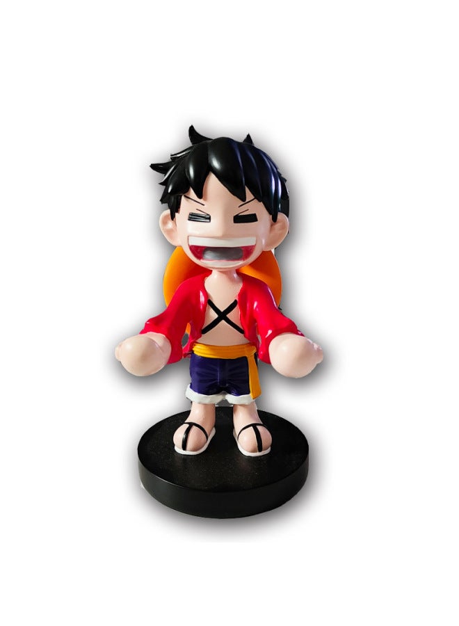Direct Sonic Mouse Star Wars Lego Black Warrior White Soldier Iron Man Game Controller Stand Mobile Phone Figurine-Color:Black Panther - Image 2