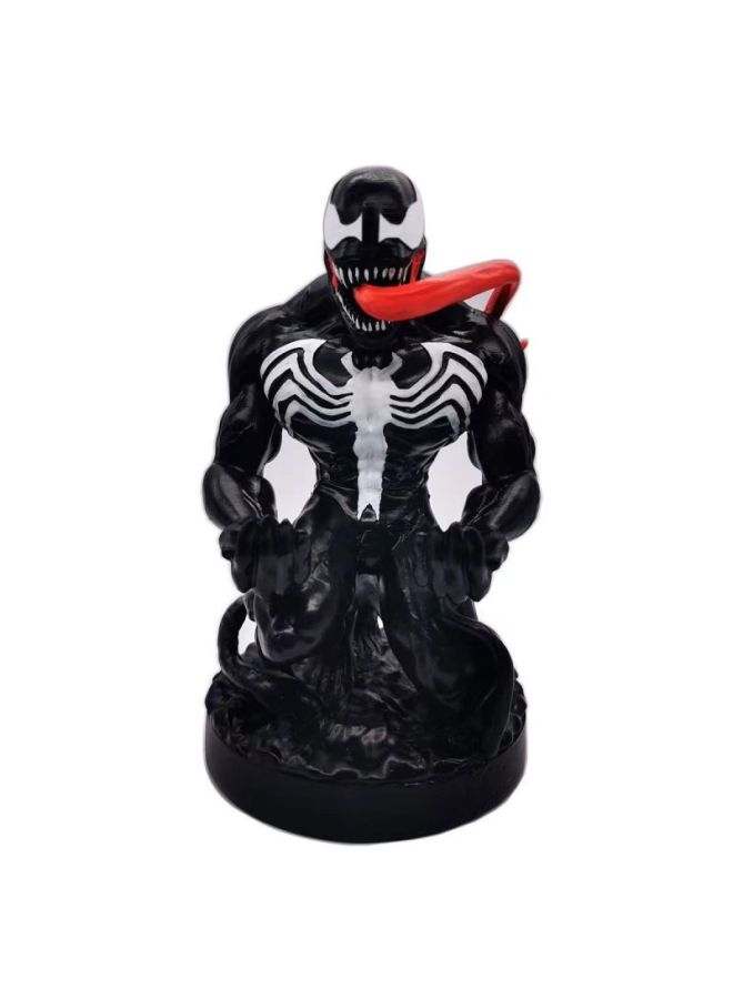 Direct Sonic Mouse Star Wars Lego Black Warrior White Soldier Iron Man Game Controller Stand Mobile Phone Figurine-Color:Black Panther - Image 4