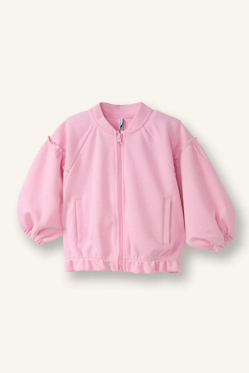 ديفاكتو Regular Fit Bomber Collar Cardigan