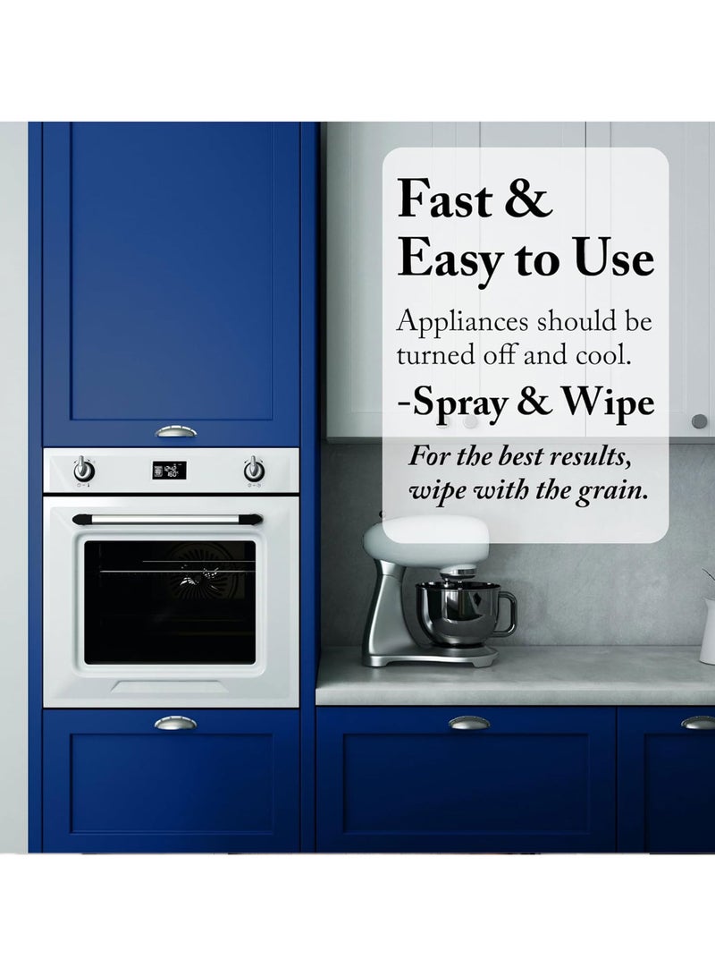 Goddard's Stainless Steel Cleaner Spray – Non-Abrasive Stainless Steel Kitchen Sink, Appliances & Dishwasher Cleaner to Remove Stains & Grease – Stainless Steel Household Cleaning Supplies 23 oz - Image 4