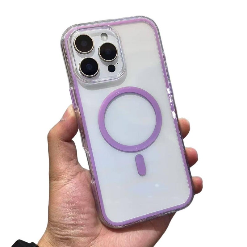 MagSafe Case, Fluorescent Yellow Silicone, Strong Magnetic, Two-Tone Design, Cover for iPhone 11 Pro - Image 4