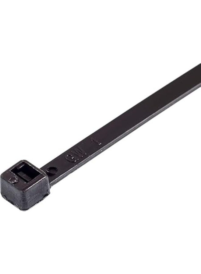 Gocableties 100 Pack of Black Cable Ties, 200mm x 3.6mm, 8" Premium Tie Wraps, Strong Nylon Zip Ties - Image 3