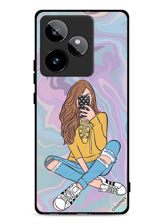 Covernex Realme GT 7 5G Protective Case Cover Girl Taking Photo