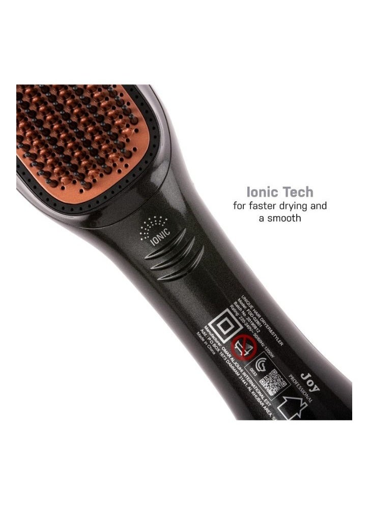 Joy Carpet - Ceramic Dryer And Styler 2 In 1 Black/Beige - Image 1