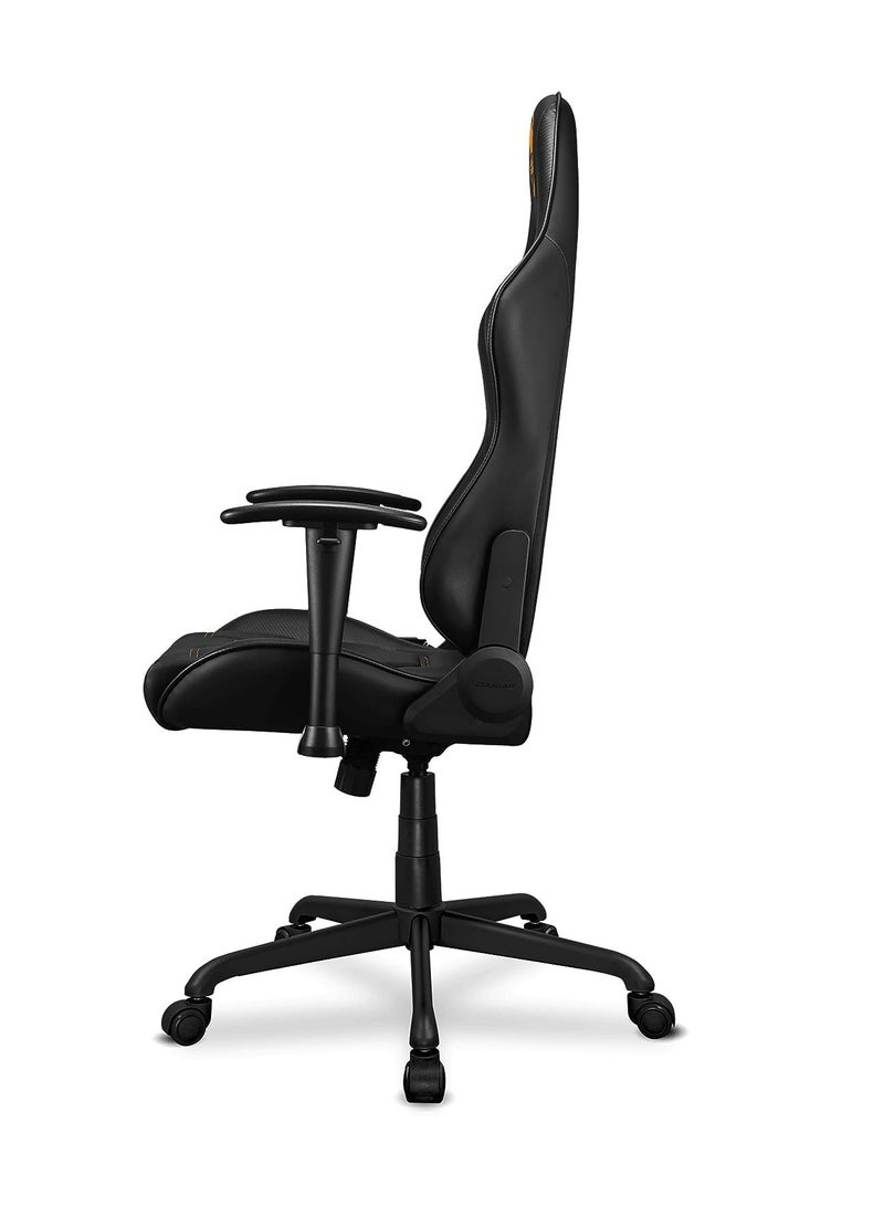 كوجار كرسي الألعاب Cougar Armor Elite ، إطار فولاذي ، جلد PVC مسامي ، نظام Recliner 160 درجة ، سعة وزن 120 كجم ، مسند ذراع قابل للتعديل ثنائي الأبعاد ، قاعدة فولاذية 5 نجوم - أسود - Image 3