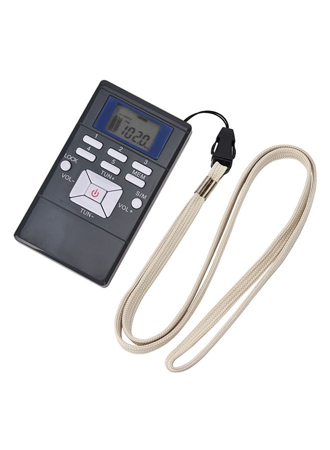 HanRongda HRD-109 Portable Mini FM Radio Conference Receiver(Silver Gray) - Image 1