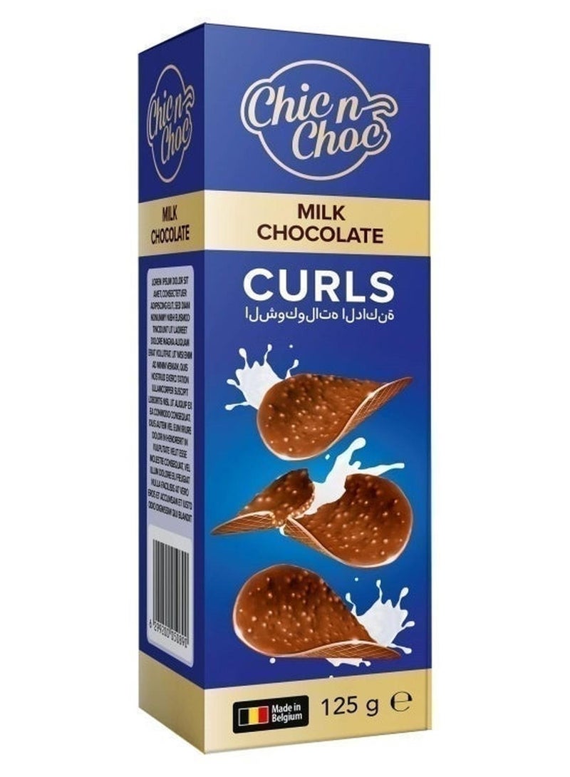 Milk Chocolate Curls Cips, Belgium