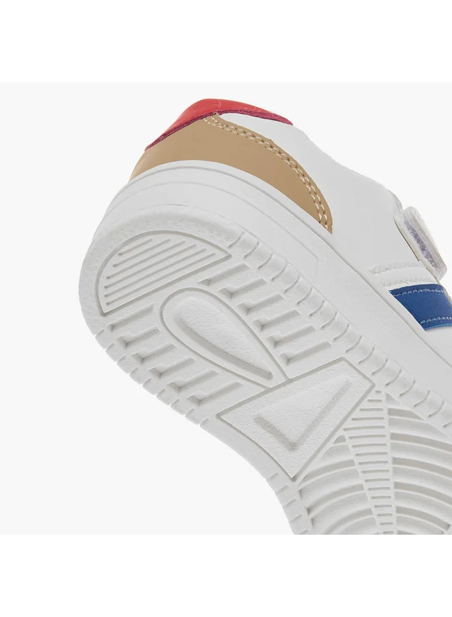 LBL by Shoexpress Boys Colourblock Sneakers with Hook and Loop Closure