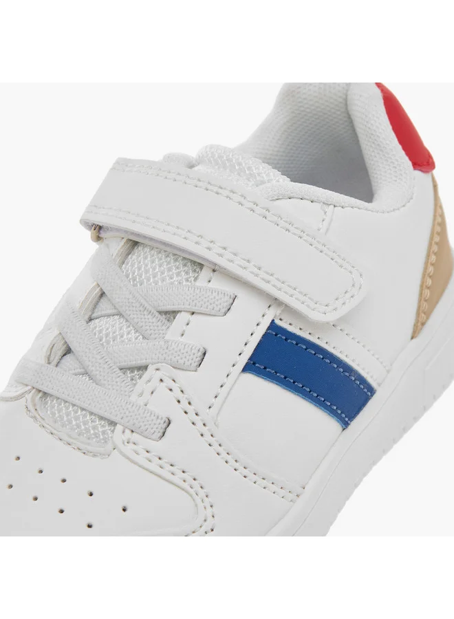 LBL by Shoexpress Boys Colourblock Sneakers with Hook and Loop Closure
