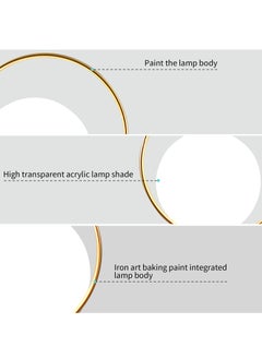 YATAI LIGHTING Interior Nordic LED Wall Light Home Indoor Decor Wall Lamp,3-Color Dimming Lighting Fixture Bedroom Bedside Wall Lighting Modern Light Fixture for Living Room ,Hall, and Hallway  - Image 5