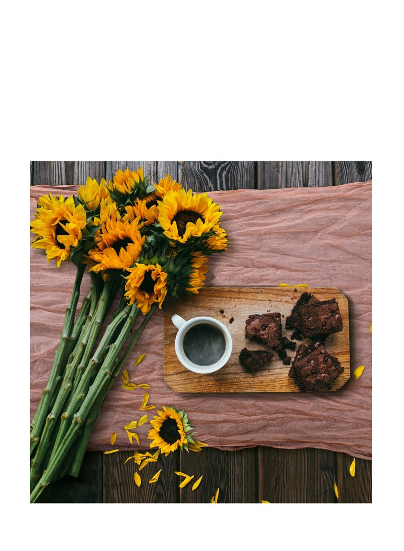 SYOSI 10 Pieces Gauze Cheesecloth Napkins, Wrinkled Dinner Napkins, 19.7 x 19.7 Inch Table Napkins Decorative Cloth Napkins, for Home Wedding Parties Table Decoration Family Everyday Use (Pink) - Image 3