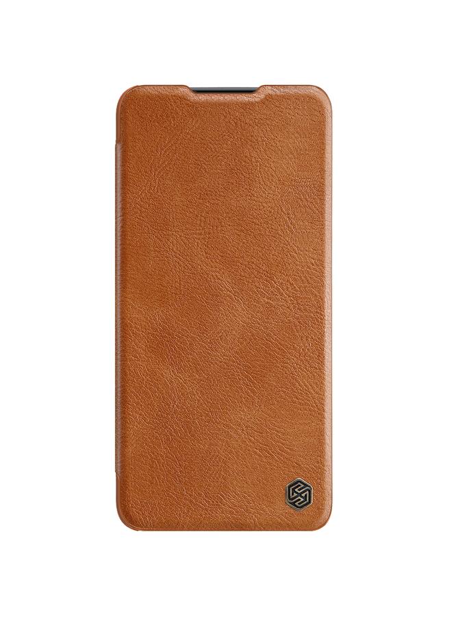 نيلكين جراب لهاتف Samsung Galaxy A73 5G QIN Series Pro بتصميم غطاء كاميرا منزلق من الجلد - Image 2