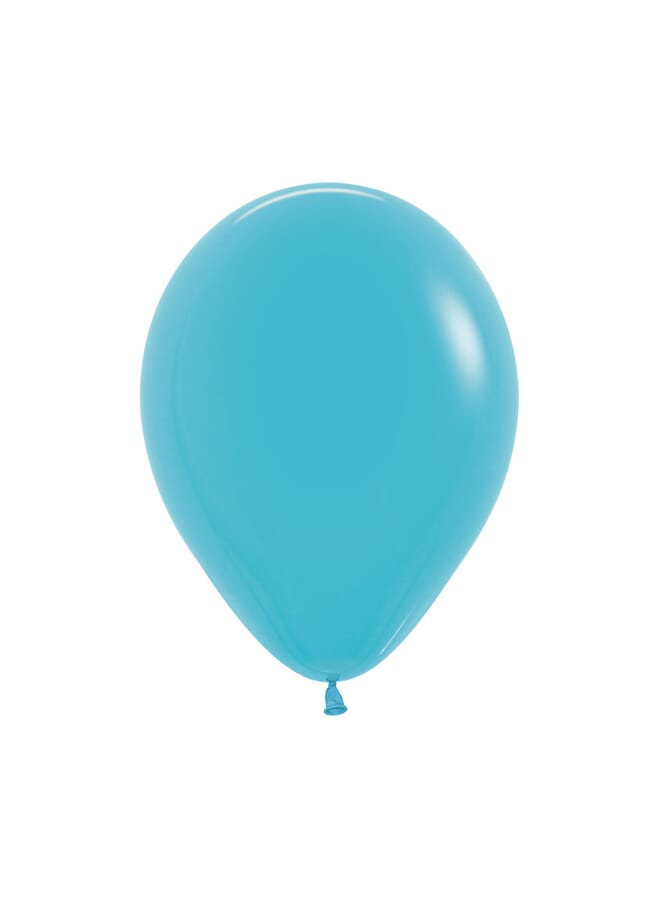 Party Time Caribbean Blue50 Piece Round Latex Balloons 5Inch - Image 2