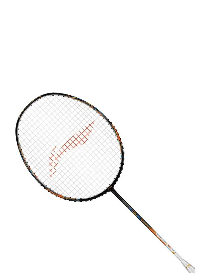 لي-نينج مضرب تنس الريشة لي نينغ إير فورس  جي  كربون فايبر بدون أوتار مع غطاء كامل مجاني