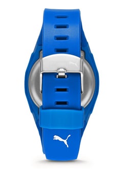 PUMA Unisex Digital Watch With Blue Polyurethane Strap - 3 ATM - PU P6013  - Image 3