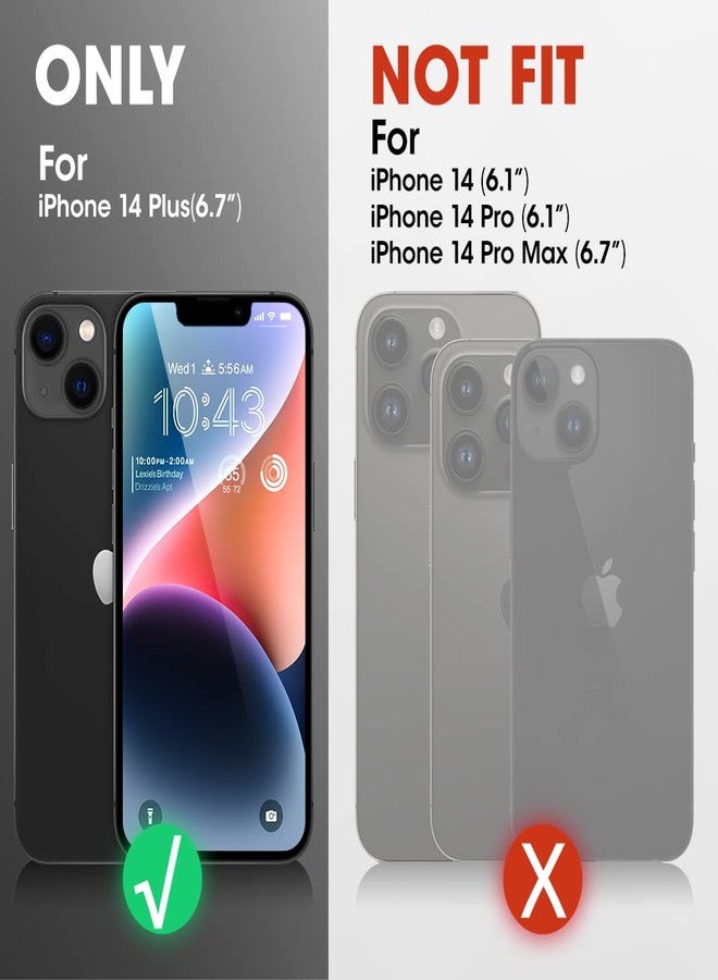 آي-بلاسون جراب i-Blason Armorbox مصمم خصيصًا لهاتف iPhone 14 Plus مقاس 6.7 بوصة، جراب واقٍ متين كامل الجسم مع مسند وواقي شاشة مدمج - Image 2